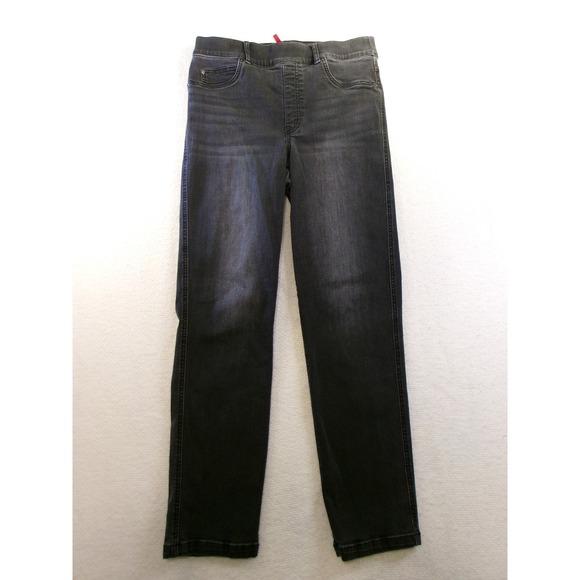 SPANX Denim - Spanx Ankle Straight Leg Jeans Washed Black Tall Large 20355T